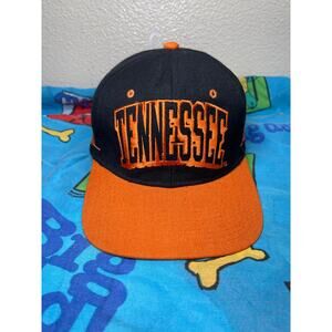 Vintage 90s Tennessee Volunteers College Cap boy Snapback hat NWT